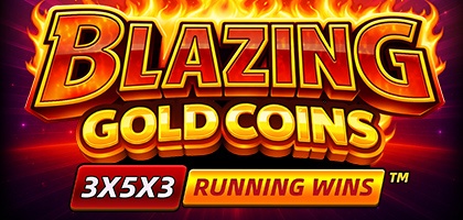 Blazing Gold Coins RUNNING WINS