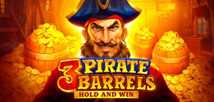 3 Pirate Barrels Hold and Win